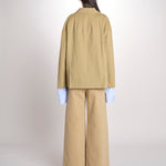 Giacca in canvas con tasche toppa CAMILLE MJD522_ATEX46 NUT jejia 