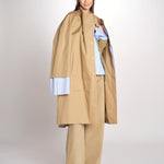 Giacca in canvas con tasche toppa CAMILLE MJD522_ATEX46 NUT jejia 