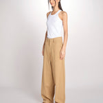 Pantalone con tasche CARLA MJD230_S93058 ROYAL YELLOW jejia 