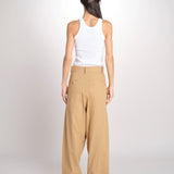 Pantalone con tasche CARLA MJD230_S93058 ROYAL YELLOW jejia 
