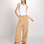 Pantalone con tasche CARLA MJD230_S93058 ROYAL YELLOW jejia 