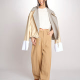 Pantalone con tasche CARLA MJD230_S93058 ROYAL YELLOW jejia 