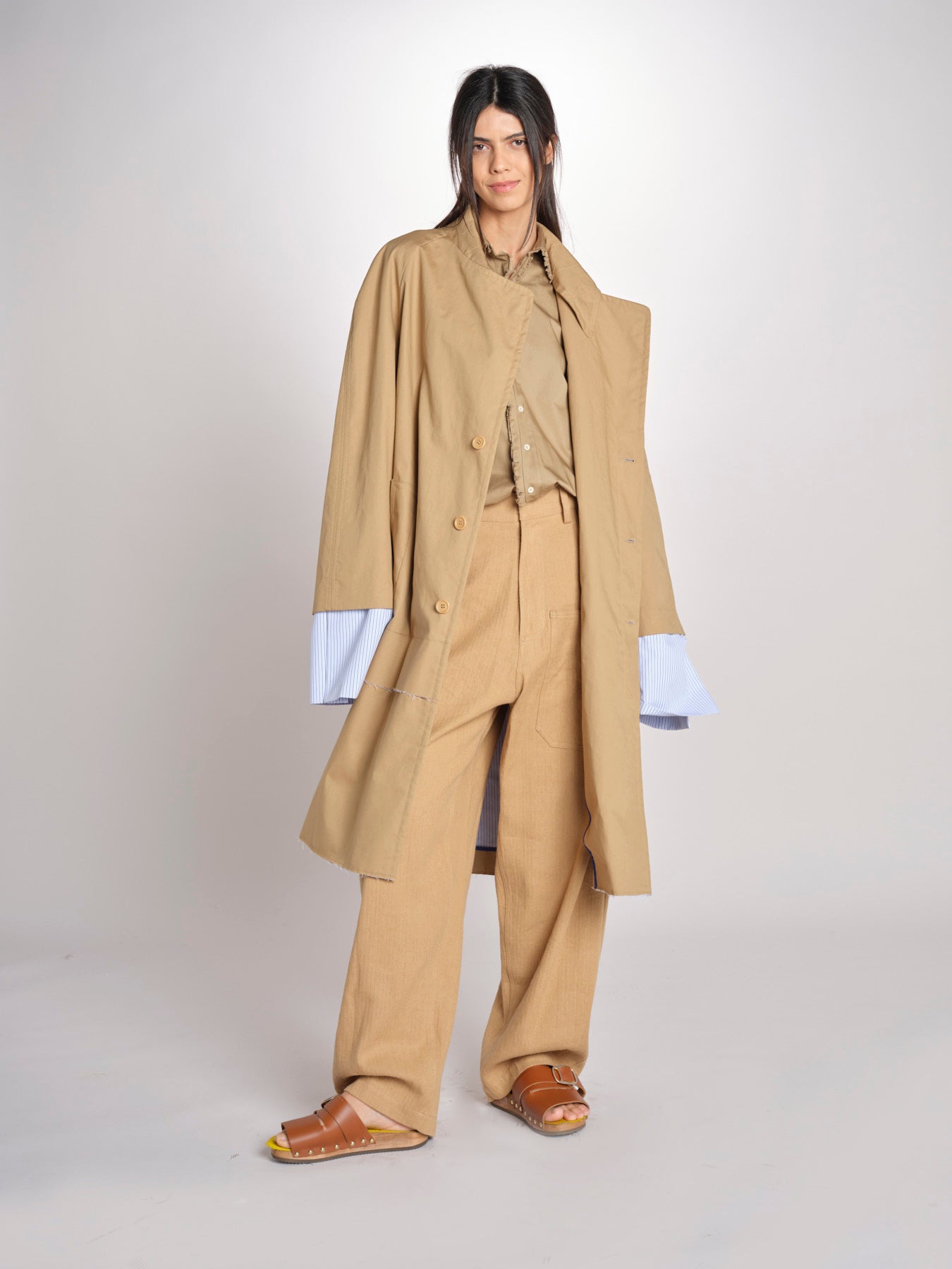 trench CHARLIZE TRENCH MJD558_MONTR_ BEIGE jejia 