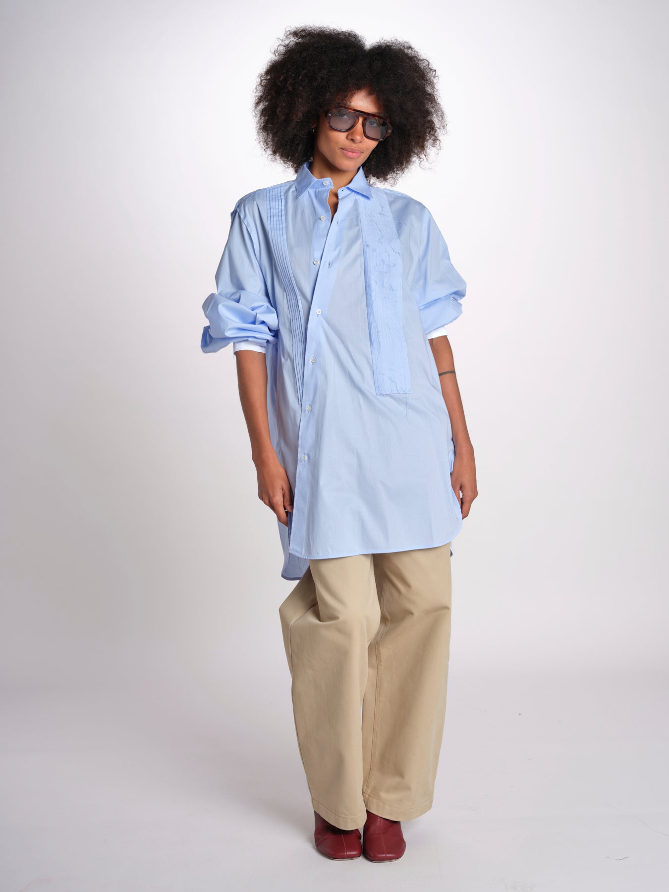camicia plissè over CRAZY MJD159ATEX97 J0316 jejia 
