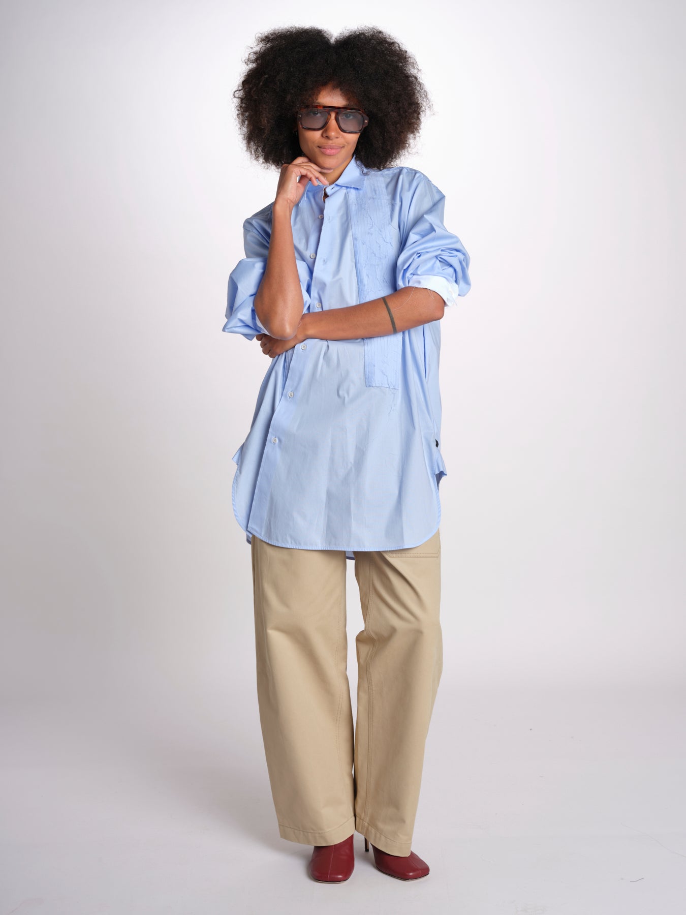 camicia plissè over CRAZY MJD159ATEX97 J0316 jejia 