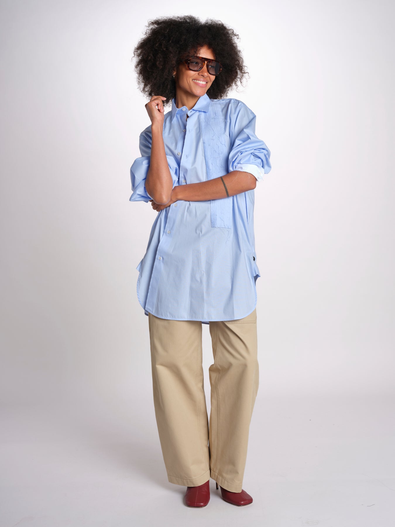 camicia plissè over CRAZY MJD159ATEX97 J0316 jejia 