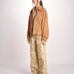 bomber over in camoscio EMMA MJD553PTEX104 BROWN jejia 
