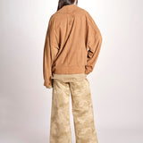 bomber over in camoscio EMMA MJD553PTEX104 BROWN jejia 