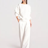 maglia effetto waffle JEJIA MJD171_SHUKU3 WHITE WAFFLE jejia 