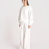 maglia effetto waffle JEJIA MJD171_SHUKU3 WHITE WAFFLE jejia 