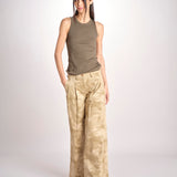 pantaloni camouflage KATHERINE MJD217_A02012 BEIGE CAMOUFLAGE jejia 