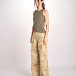 pantaloni camouflage KATHERINE MJD217_A02012 BEIGE CAMOUFLAGE jejia 