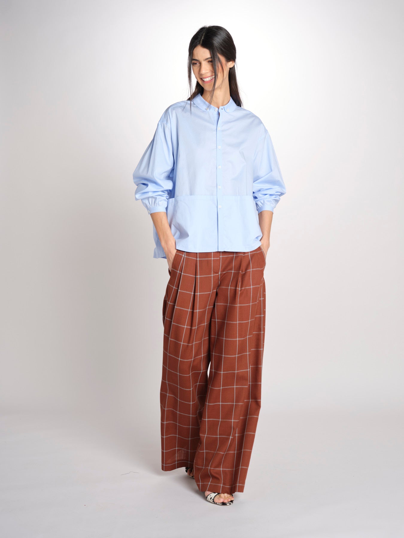 camicia con tasche LIVI MJD162_ATEX97 SKY BLUE jejia 