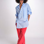 pantalone in seta MOSS MJD244 RED jejia 