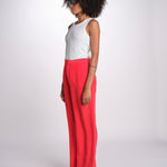 pantalone in seta MOSS MJD244 RED jejia 