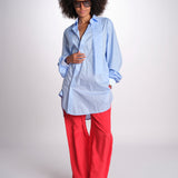pantalone in seta MOSS MJD244 RED jejia 