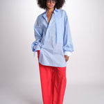 pantalone in seta MOSS MJD244 RED jejia 