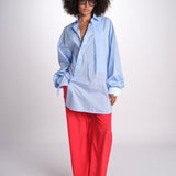 pantalone in seta MOSS MJD244 RED jejia 