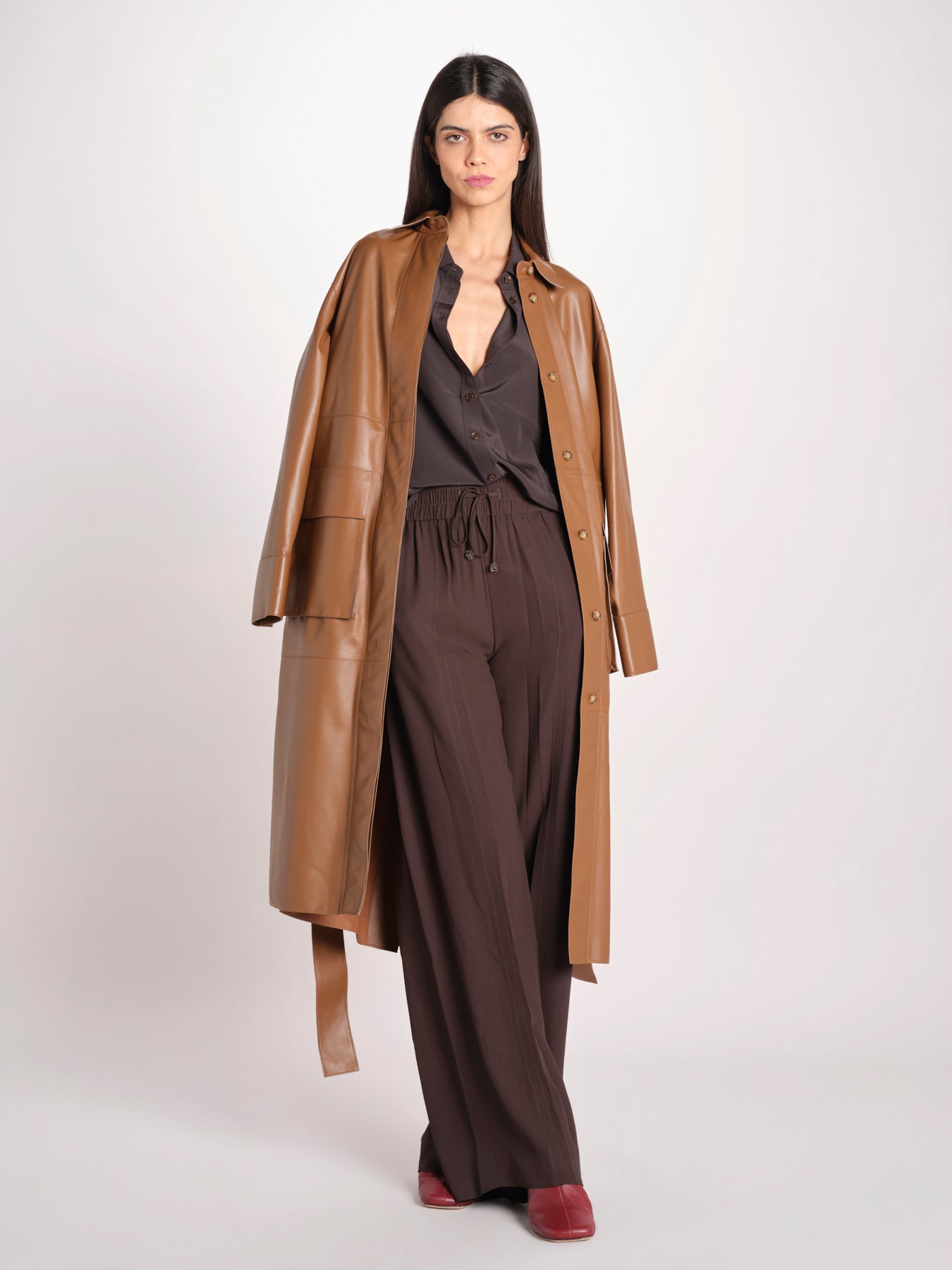 trench in pelle JF008586 CINNAMON 0605 joseph 