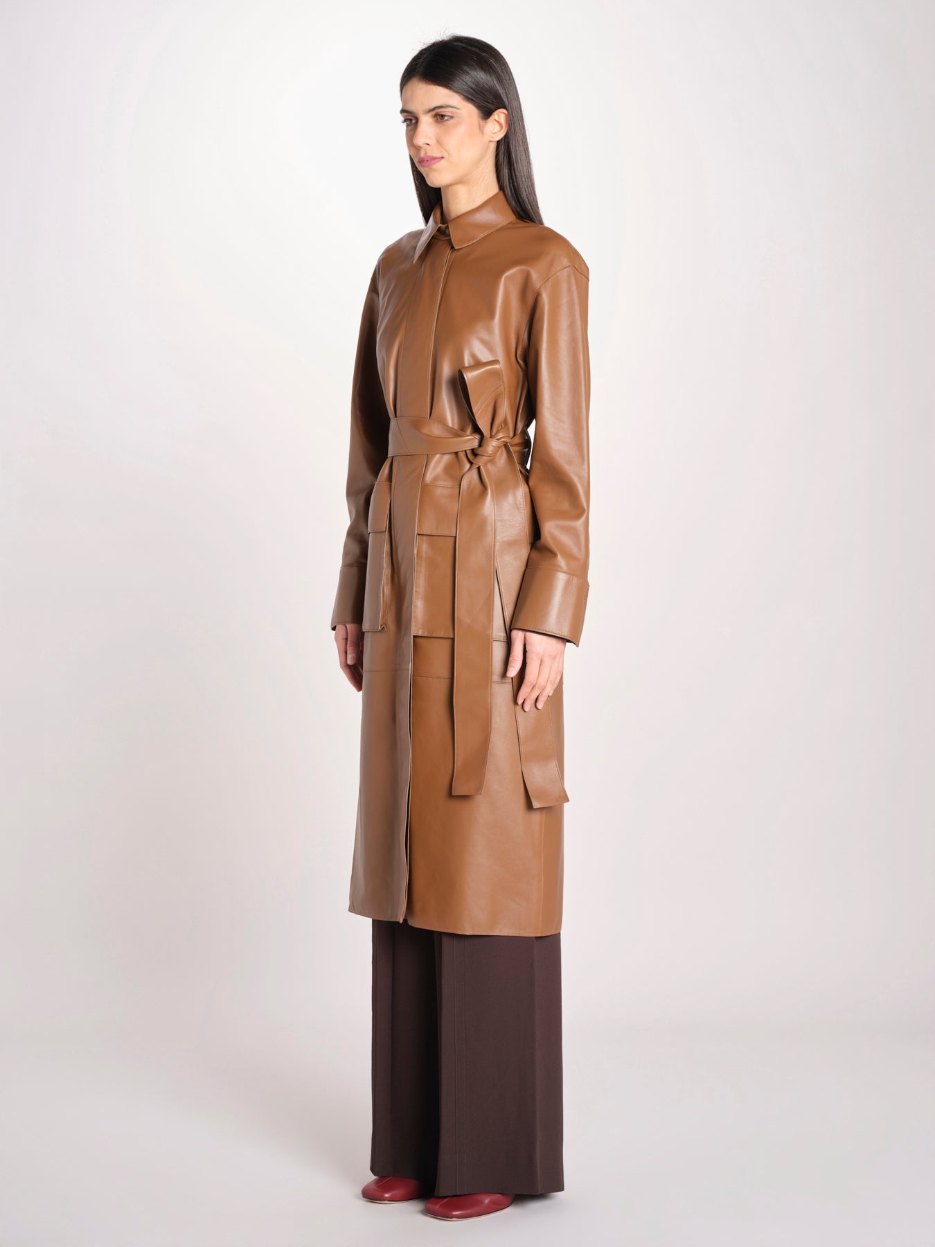 trench in pelle JF008586 CINNAMON 0605 joseph 