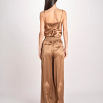 pantalone in seta JF009609 CINNAMON 0605 joseph 