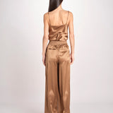 pantalone in seta JF009609 CINNAMON 0605 joseph 
