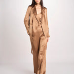 pantalone in seta JF009609 CINNAMON 0605 joseph 