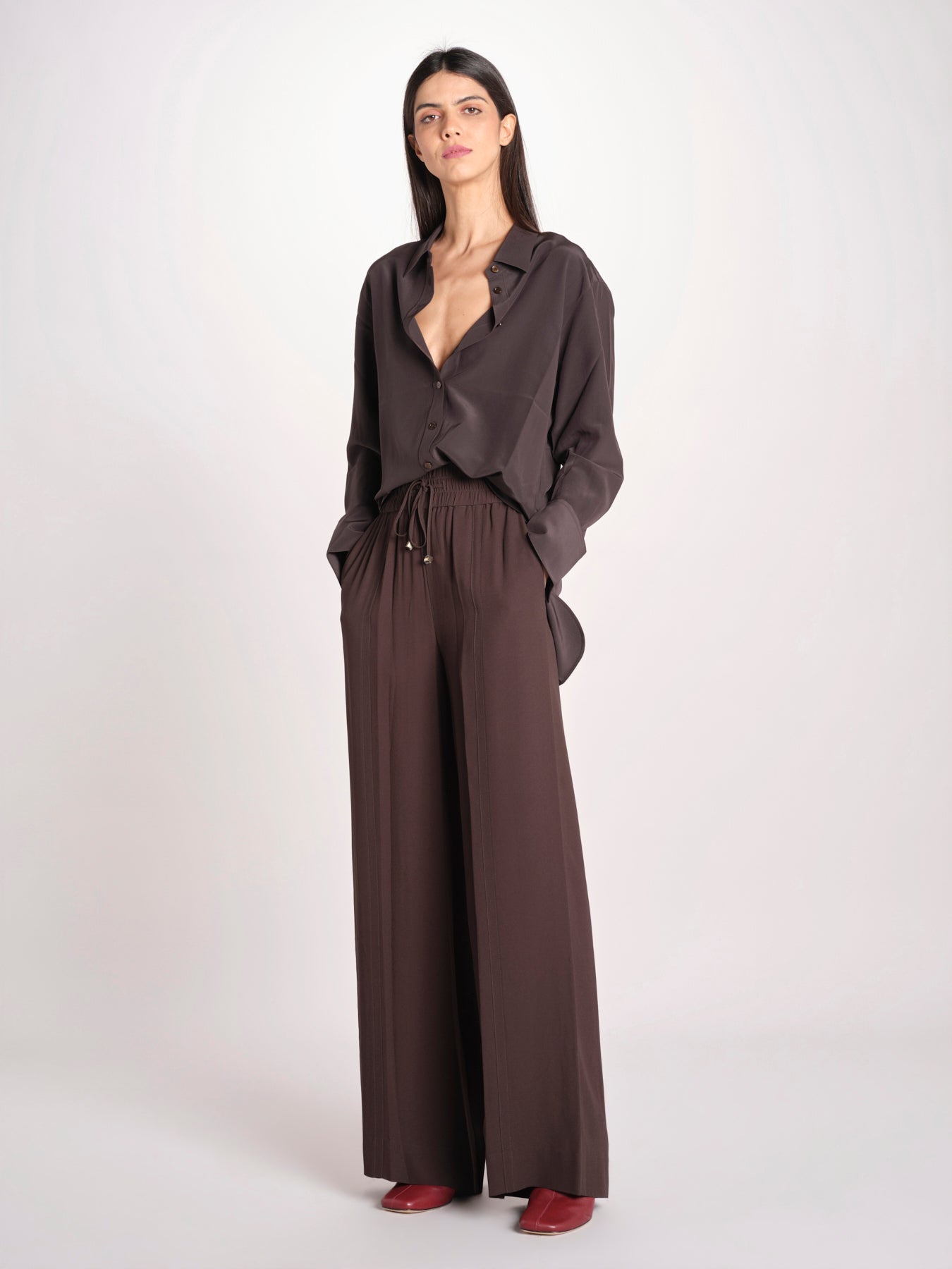 pantalone con coulisse JF009613 COCOA 1204 joseph 
