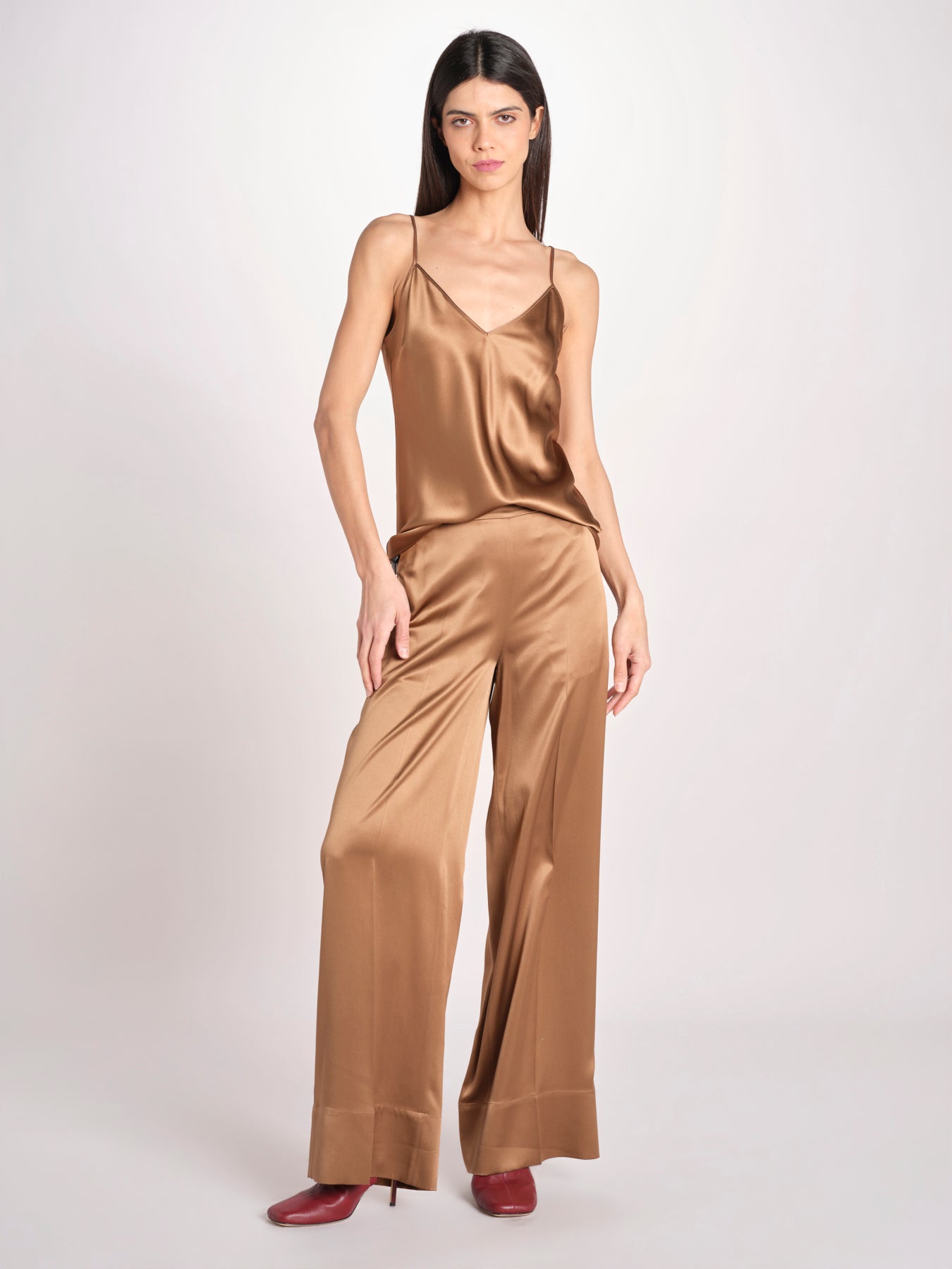 top in seta JF009634 CINNAMON 0605 joseph 