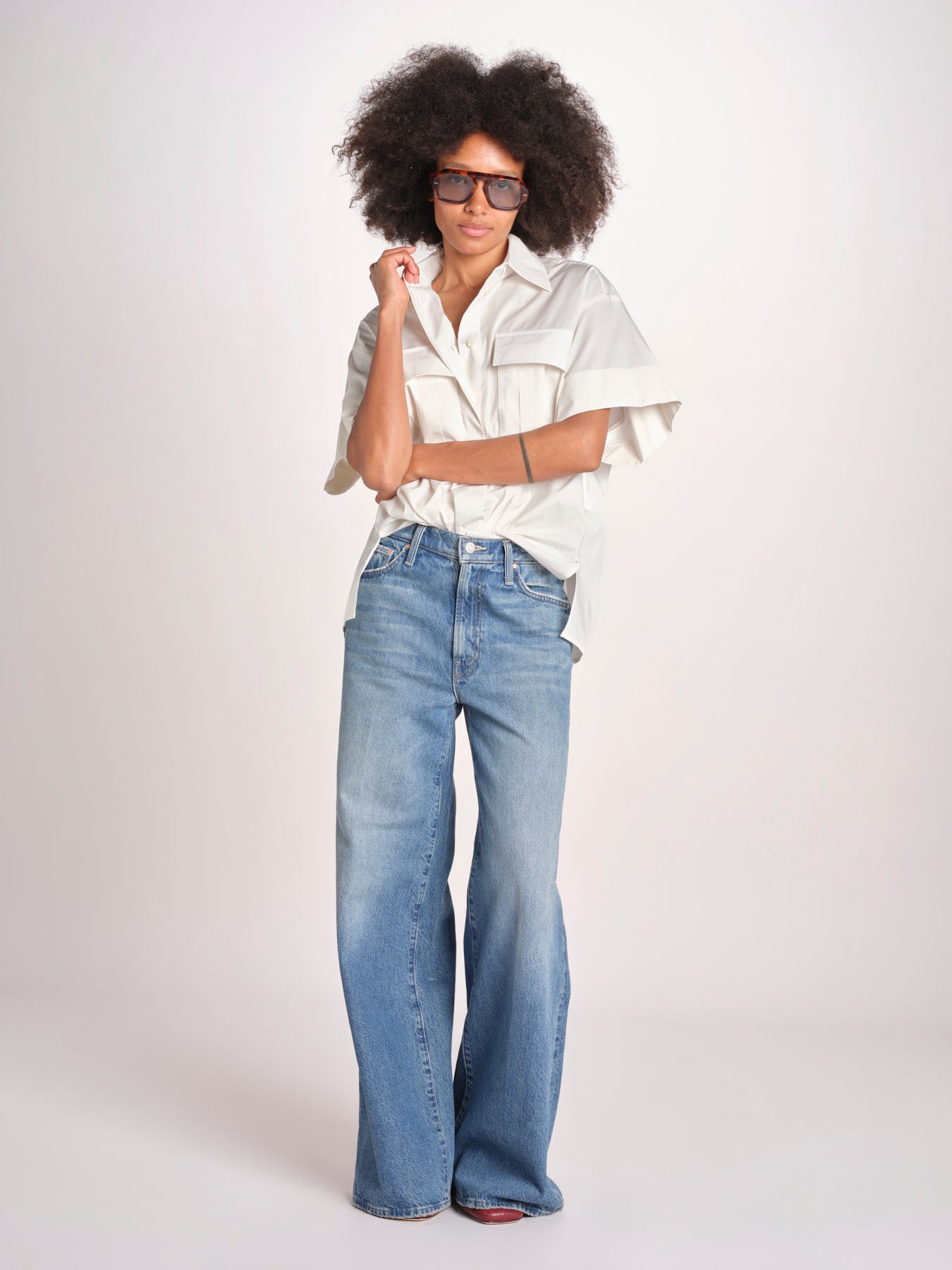 camicia m/c con tasche JF009663 PALM LEAF 2308 joseph 