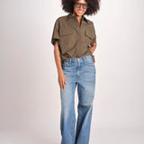 camicia m/c con tasche JF009663 PALM LEAF VER joseph 
