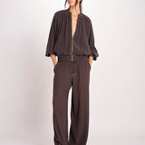 bomber in satin JF009669 COCOA 1204 joseph 