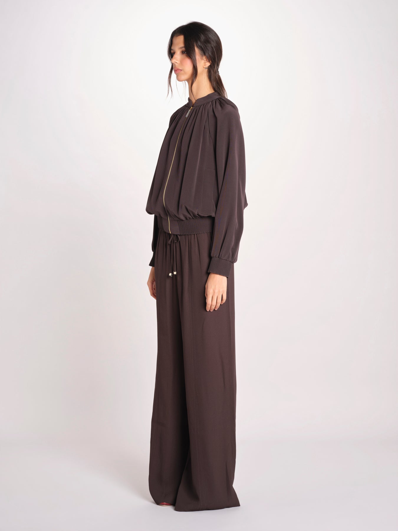 bomber in satin JF009669 COCOA 1204 joseph 