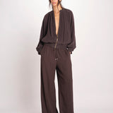 bomber in satin JF009669 COCOA 1204 joseph 