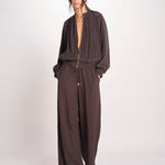bomber in satin JF009669 COCOA 1204 joseph 