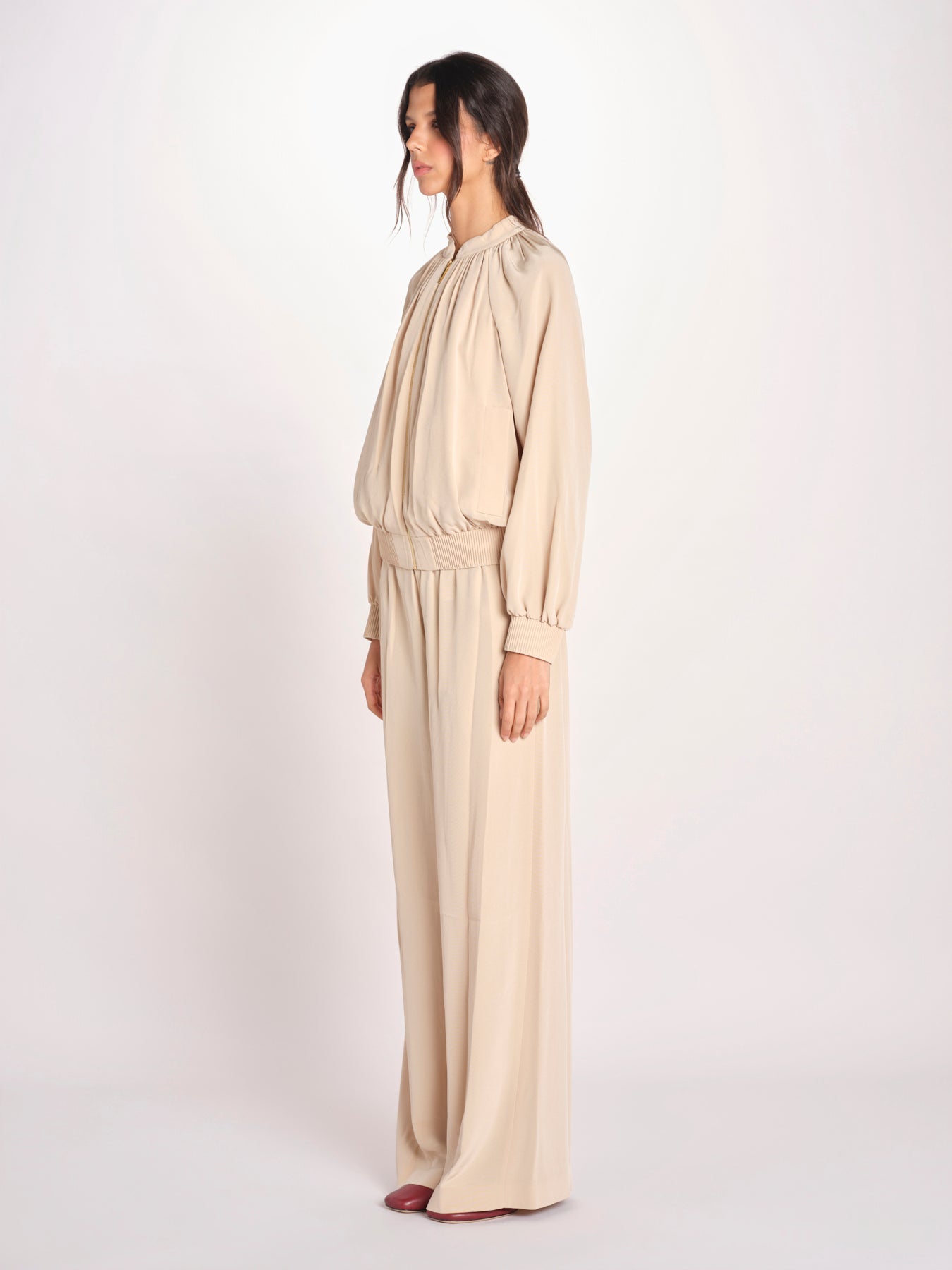 bomber in satin JF009669 POWDER 0801 joseph 