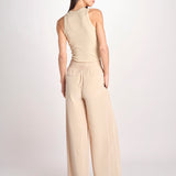 pantaloni in satin JF009671 POWDER 0801 joseph 