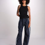 canottiera a costine JF009683 BLACK joseph 