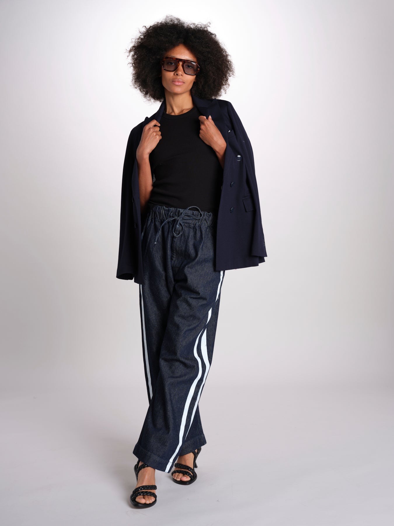 canottiera a costine JF009683 BLACK joseph 
