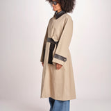 trench con tasche in pelle JF009690 DARK POWDER 1254 joseph 