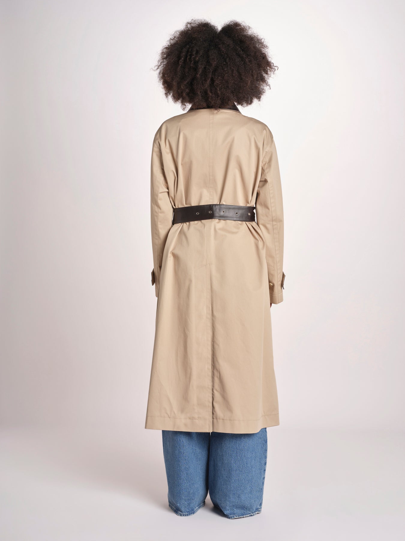 trench con tasche in pelle JF009690 DARK POWDER 1254 joseph 