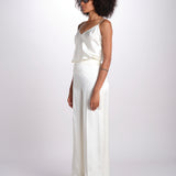 pantalone in satin JF009835 IVORY joseph 