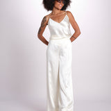 pantalone in satin JF009835 IVORY joseph 