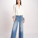 Camicia in lino LOUDI OFF WHITE jupe by jackie 