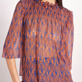 camicia con arricciature KBL0137 TE0271 kristina ti 