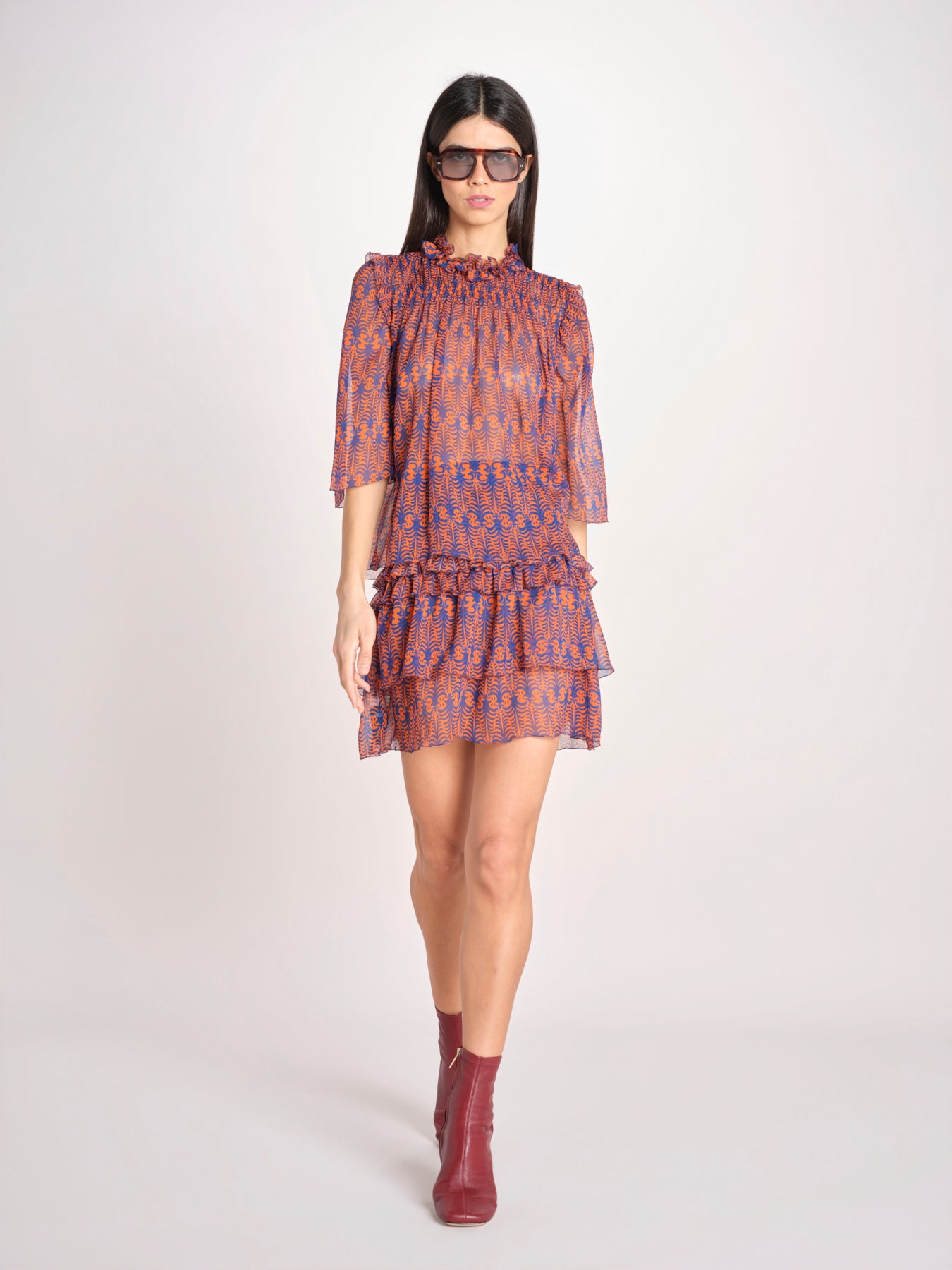 minigonna a balze KGO0310 TE0271 kristina ti 