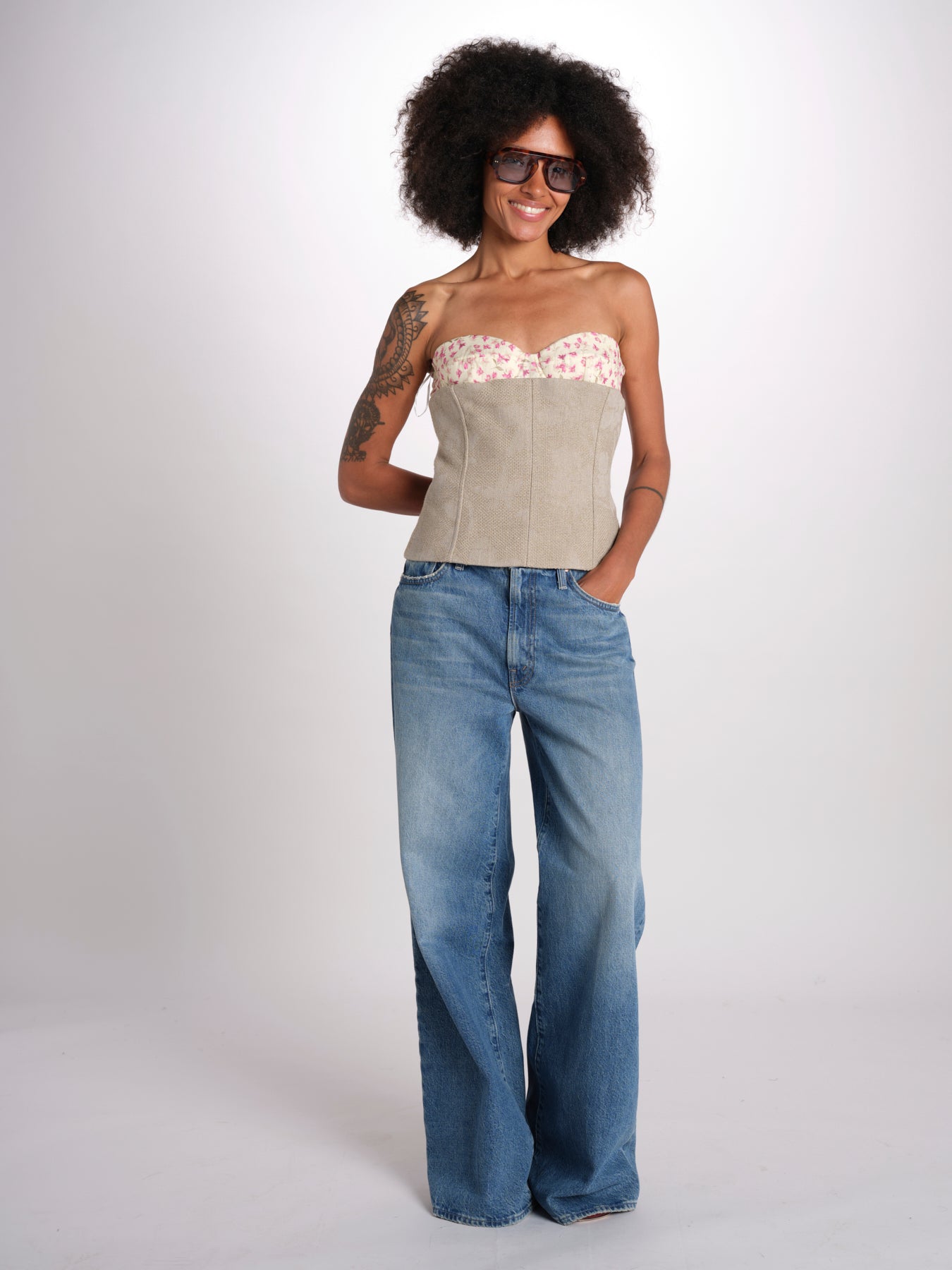 top jacquard floreale KTO0294 TE0268 kristina ti 