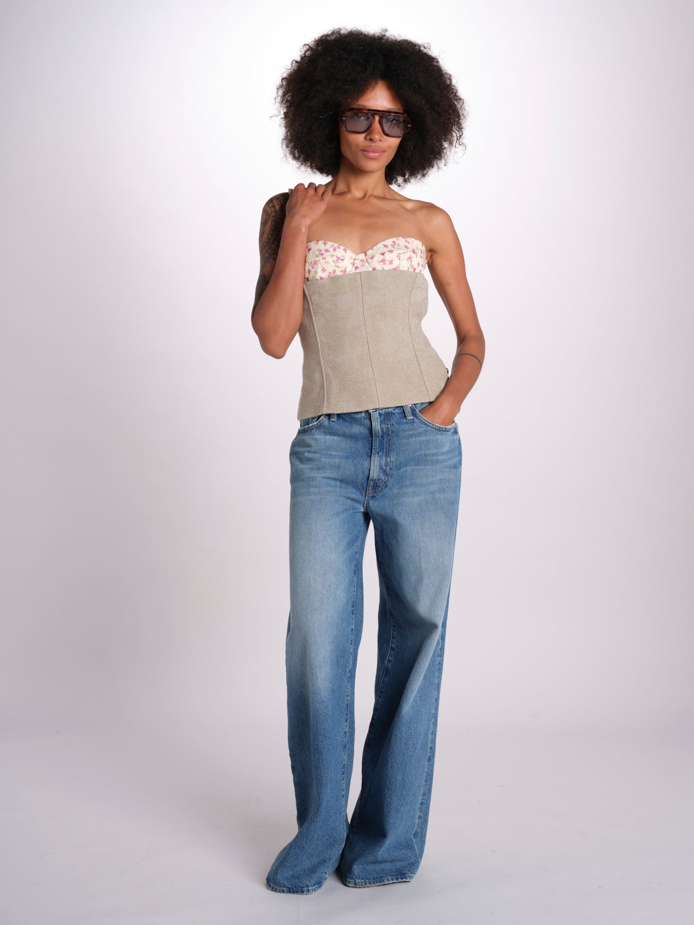 top jacquard floreale KTO0294 TE0268 kristina ti 