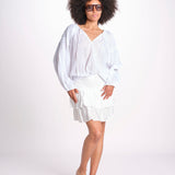 camicia voille nervature ALEXANBLATU BLANC laraethnics 