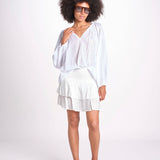 camicia voille nervature ALEXANBLATU BLANC laraethnics 